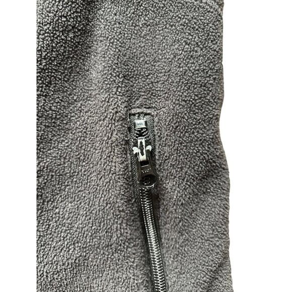Columbia Fleece Vest Womens Large Black/Gray Full Zip Pockets Outdoor Hiking - Picture 6 of 8